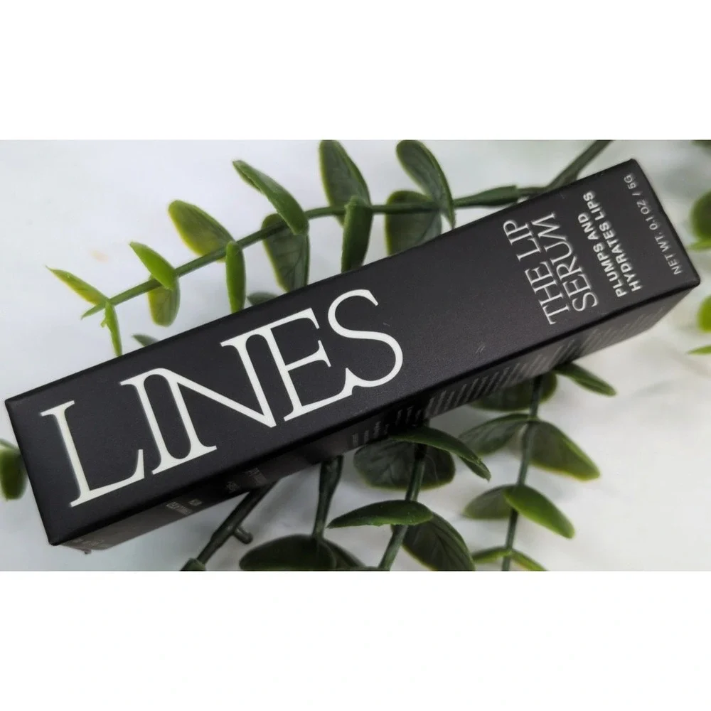 NEW IN BOX🥰Lines The Lip Serum Plum Hydrate .1oz/5g Peptides Hyaluaronic Acid